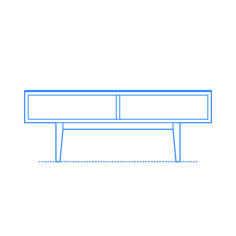 Furniture Coffee Tables Ikea Regissor Coffee Table Svg Line Art, Free Vectors File